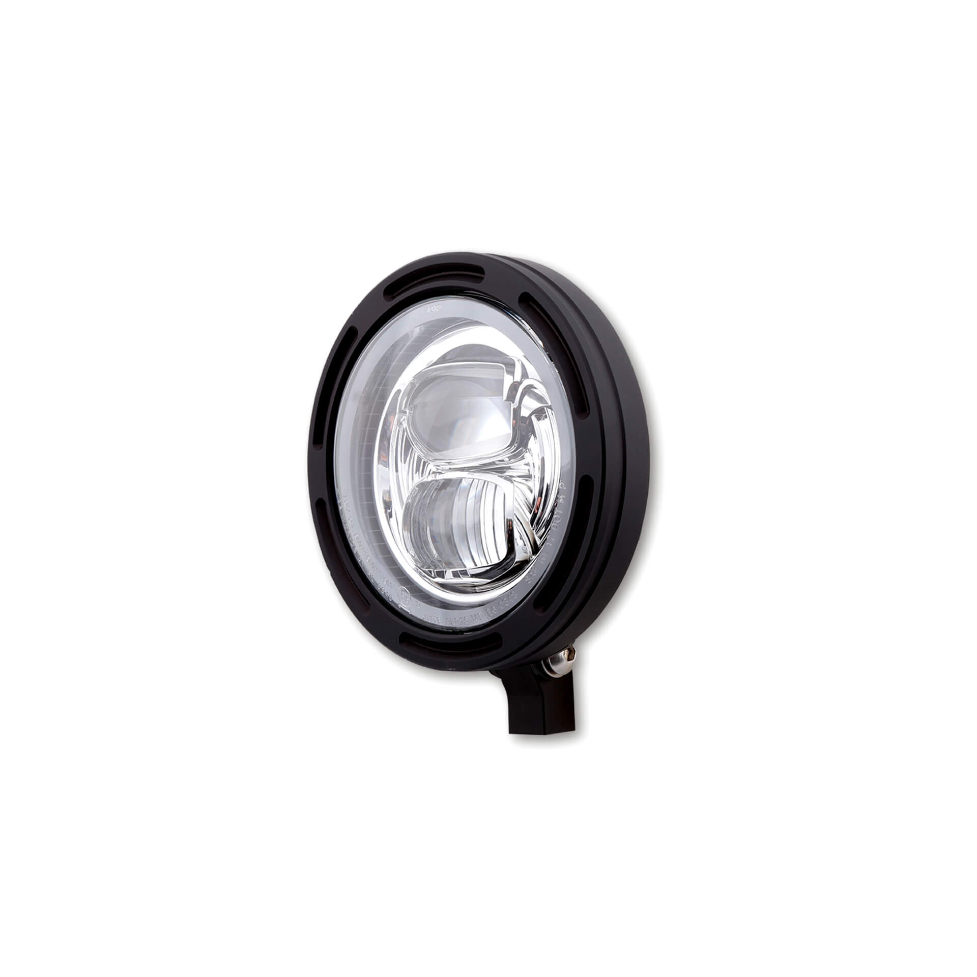 HIGHSIDER 5 faro LED DA 3/4 pollici FRAME-R2 tipo 7, nero, montaggio in basso Nero