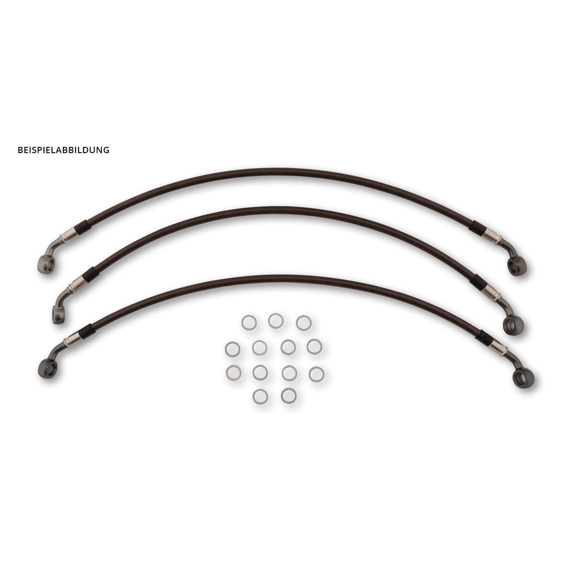 LSL Linea freno intrecciato  Steel BMW K 100 LT, 1986-1991 (BMW100)