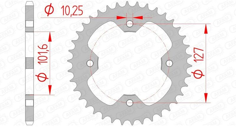 AFAM Corona standard in acciaio 98500 - 520