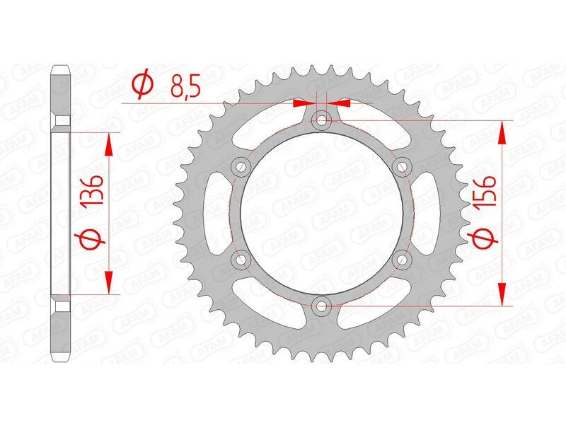 AFAM Corona standard in acciaio 14206 - 520