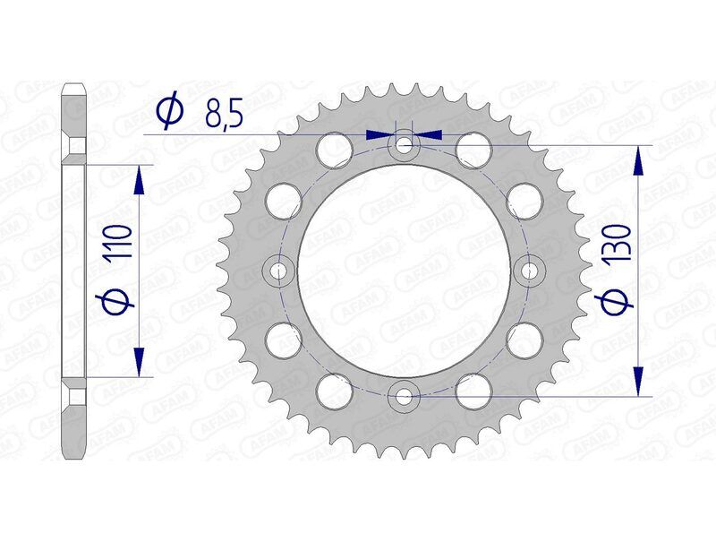 AFAM Corona in alluminio ultraleggero 11104 - 420