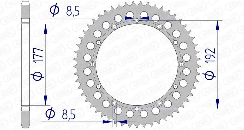 AFAM Corona in alluminio 63300 - 520