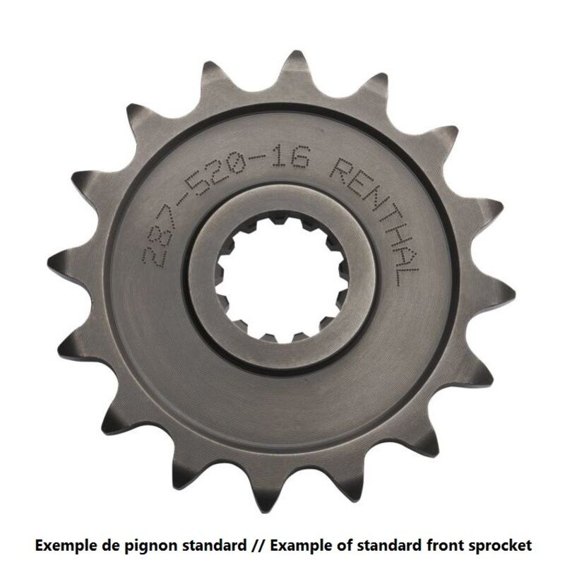 RENTHAL Pignone standard in acciaio 257 - 520