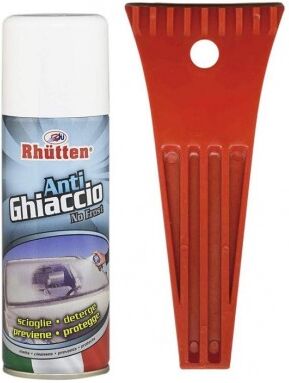 Rhutten Kit Sciogli Ghiaccio Spray 200 Ml + Raschietto