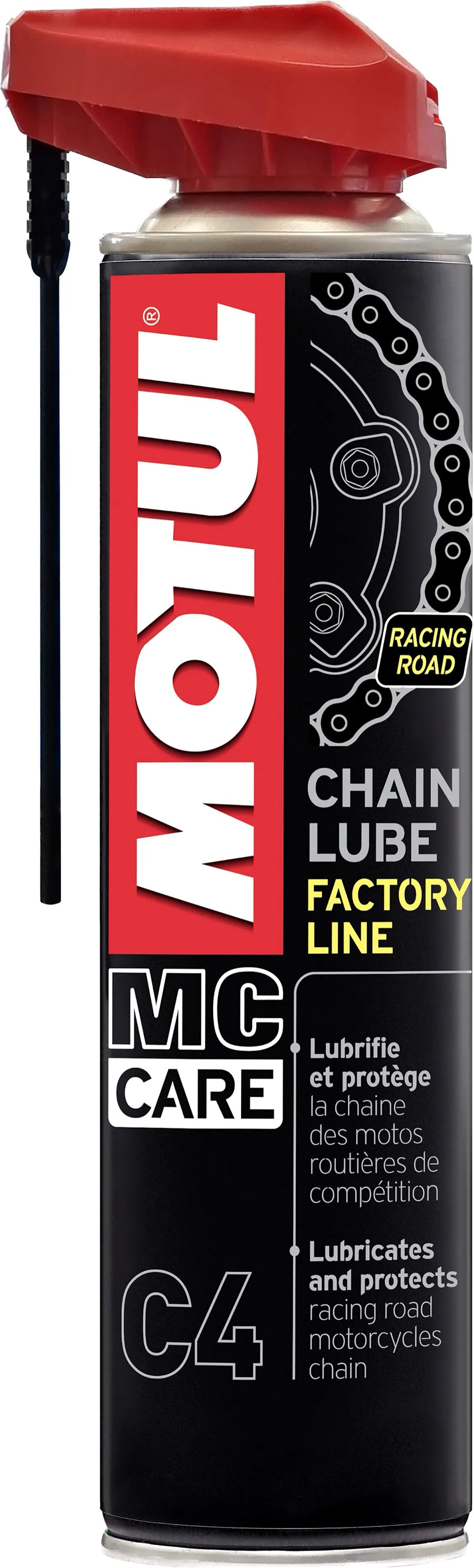 Tecnomat OLIO PER CATENE BIANCO X-RING O-RING Z-RING C4-CHAIN LUBE FACTORY LINE 400 ml MOTUL