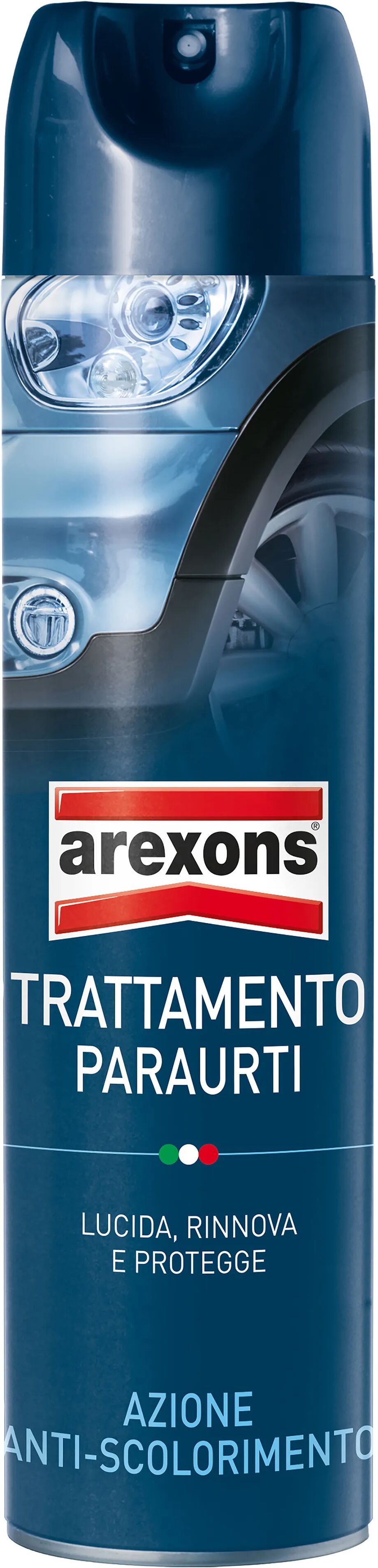 Arexons TRATTAMENTO PARAURTI AUTO 400 ml SPRAY ANTI SCOLORIMENTO LUCIDA RINNOVA PROTEGGE