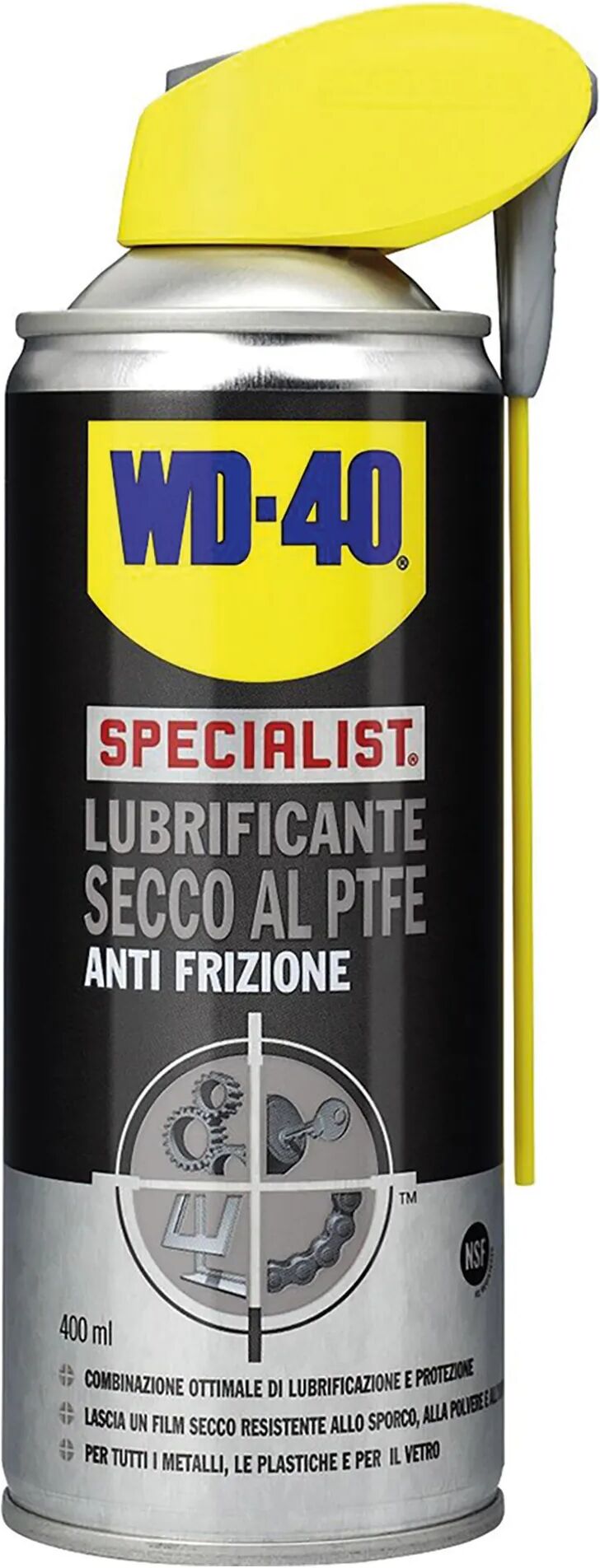 Western Digital LUBRIFICANTE SECCO AL PTFE SPRAY 400 ml  SPECIALIST ANTI FRIZIONE