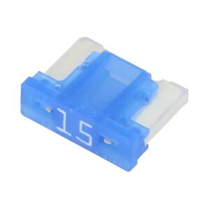 KD Mini Autozekering 15 Ampere Blauw Low Profile