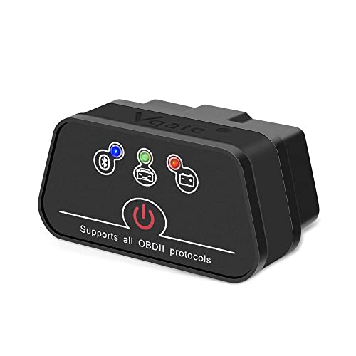 vgate icar 2 Bluetooth BLE4.0 OBD2 Adapter Scanner Auto Code Reader Scan Tool OBD voor iOS, Android en Windows (Zwart)