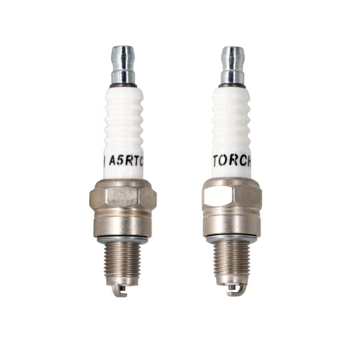 TORCH 2 Stuks  A5RTC Bougie vervangen voor NGK 6535/CR5HSB Bougie, voor Brisk NAR17 Bougie, voor Brisk NAR17C Bougie, voor Champion 808/Z9Y Bougie, voor Hon da GX31 GX100 GXH50, OEM