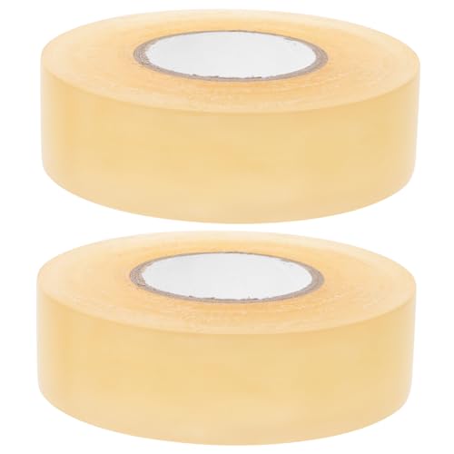 Anneome 2 Rollen Hockey Tape Slijtvaste Hockeytape Hockeyracketband Ijshockeysticker Slijtvaste Tape Sticker Voor Hockeyracket Tape Voor Hockey Stickers Beschermende Uitrusting Zacht Pvc