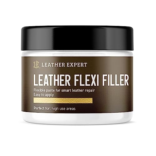 Leather Expert Lederreparatiepasta Leather Flexi Filler voor Onderhoud van Autoleder Kunstlederreparatieset Autolederonderhoud