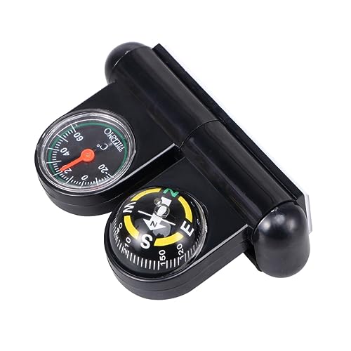 TENDYCOCO auto kompas navigatie automatische kompasbal kompas voor autonavigatie voertuig navigatie kompas voertuig kompas dashboard kompas Multifunctioneel thermometer Auto navigatie
