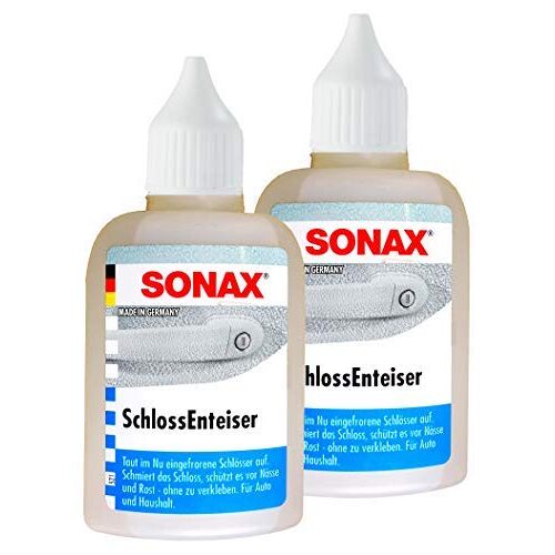 Preisjubel Prijs 2 x SONAX slotenontdooier 50 ml, defroster, deurslot-ontdooier, ontdooier