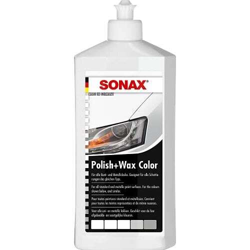 SONAX Polish & Wax Color wit (500 ml) Polish met kleurpigmenten en wascomponenten   Item nr. 02960000