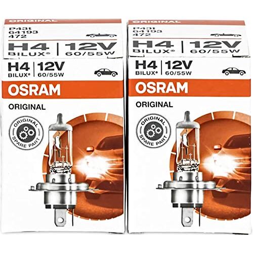 OSRAM H4 Original Line 12V 60/55W P43t 64193 2 stuks lampen autolampen gloeilampen gloeilampen