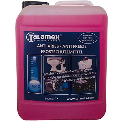 TALAMEX Antivries voor drinkwatersystemen, koelwatersystemen en motorsystemen op boten 5 l/10 l/20 l (5 liter)