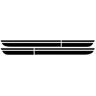 QCALAZ Auto Kap Decal Motorkap Band Kofferbak Body Kit Zijstrepen Rok Sticker (Zijstrepen) Voor MINI,Voor Countryman F60 All4,Voor CooVoor JCW