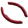 QHOYEMA Autostuurhoes Compatibel Met Mazda Mazda2 Mazda3 Mazda5 Mazda6 Mazda8 MazdaSpeed3 Waterdichte PU-lederen Gesegmenteerde Stuurwielbeschermhoes Beschikbaar Alle Seizoenen(Color:Red,Size:MazdaSpeed 3)