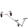 SUPROD Rubberboot Trailer, Strandtrailer, Handtrailer, voor motor-, rubber-, roei- en kleine zeilboten,  TR350-L, zwart/rood