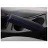 NanDeZ Autohandremhoes Voor B-MW Série 4 F32 F33 F36 G22 G23, Auto Antislip Lederen Handremhoes, Slijtvaste Autohandremhoes Auto-Accessoires,B/Black Blue Line