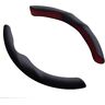 QHOYEMA Autostuurhoes Compatibel Met Mazda Mazda2 Mazda3 Mazda5 Mazda6 Mazda8 MazdaSpeed3 Waterdichte PU-lederen Gesegmenteerde Stuurwielbeschermhoes Beschikbaar Alle Seizoenen(Color:Black,Size:Mazda8)