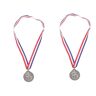 SUPVOX 2 Stuks Taekwondo-medaille Zinklegering Medaille 1e 2e 3e Plaats Medailles Metalen Martials-medailles Race Medailles Karate-medaille Zink Universeel Kleine Medaille