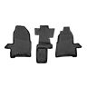 Element Rubbermatten 3D voor FORD Tourneo, Minivan 2012-2017 3, Zwart 3 stuks