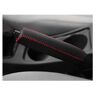 NanDeZ Autohandremhoes Voor Volvo V40 V50 V60 V70 V90 C30 C40 C70 S60 XC40, Auto Antislip Lederen Handremhoes, Slijtvaste Autohandremhoes Auto-Accessoires,D/Black Red Line