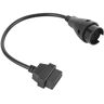 Qiilu Diagnostische kabel,  38-pins autoreparatieconnector Diagnostische toolkabel naar ingebouwde diagnostiek2 16-pins adapterconnector geschikt voor Mercedes Benz