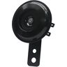 LQH&LYN LQHLYN Krachtige motorclaxon, 12 V, voor auto, motorfiets, 1,5 A, 105 dB, diameter 70 mm, waterdicht, zwart, elektrisch, claxon, onderscheidt zich niet tussen positief en negatief