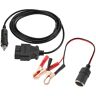 BLLBOO OBD Memory Saver Kabel Clip OBD II Voertuig ECU Noodsituatie 12 V Voeding Kabel Geheugenbesparing met Clip