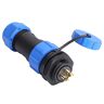 FTVOGUE Waterdichte Aviatie-connector, waterdichte weerstand tegen hoge temperaturen IP68 SP21 2-polig/3-polig/4-polig/5-polig/6-polig/7-polig/9-polig/4-pins (4-pin)