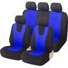 NICONC Autostoelhoezen voor Land Freelander/Freelander G4/Freelander 2/Freelander 2 Sport/LR2/LR3/LR4/Range Rover (P38A)/Universele autostoelhoes vijfdelige set, blauw