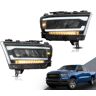 NSEMGG Autokoplampmontage voor-Dodge R-am 1500 2019-20, Koplampsignaallamp Grote Koplampmontage Autoaccessoires