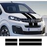 NIAVIS Auto Side Skirt Stickers streep sticker Decals, Voor Renault Trafic, VOOR Opel Vauxhall Vivaro, VOOR Fiat Talento, VOOR Nissan NV300 Tuning Stickers Kap Terug Decals