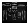 HEJIAL Tpu Transparante Film Voor Bentley Voor Bentayga Voor Flying Spur Auto-interieur Sticker Middenconsole Versnelling Touchscreen Dashboard Deurpaneel (Voor bentayga 2021-2023)