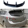 LHZPGC Auto-achterdakspoilers voor Mazda 3 Hatchback 2006-2013, achterspoilerlip, bodykit-spoilers,A-Black