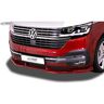 RDX Racedesign Voorspoiler Vario-X compatibel met Volkswagen Transporter T6 Facelift (T6.1) 2019- (gespoten & ongespoten bumper) (PU)