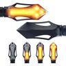 Area1 Led-knipperlicht voor motorfiets, scooter, compatibel met Gilera Nexus, Fuoco, RCR, SMT/Gilera Stalker (E-getest/2 stuks) (V17)