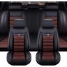 VBCXGVR Autostoelhoezen geschikt voor Ford Tourneo Connect/Tourneo Connect/Grand V408/Tourneo Courier B460/Tourneo Custom V362 leer waterdicht en ademend 5-zits stoelhoes auto-onderdelen, zwarte