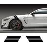 LIOUFTT Auto Dubbele Bar Kap Spatbord Mark Side, fit Voor Ford Mustang GT500 GT350 GT Auto Graphics Strepen Sport Vinyl Decor Decal