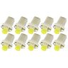 TABEN 10 stuks B8.5D COB-1SMD 12V auto dashboard dashboard dashboard dashboard dashboard dashboard dashboard licht wit