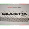 Alfa Romeo Belettering  Giulietta my 2016 zwart glanzend origineel logo achter