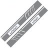 ZYALUI Voor Suzuki, Voor JimnyAuto Beide Deur Side Rok Sport Stickers Auto Stripe Vinyl Film Decals Automobiles Decoratie (Glossy Grey)