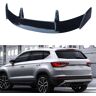 LHZPGC Auto-achterdakspoilers voor Seat Ateca Hatchback 2016-2023, achterspoilerlip, bodykit-spoilers,A-Black