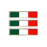 Quattroerre 4R Quattroer.it 32111 3D sticker vlag Italië HQ 3 stuks 56 x 49 mm