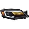 NSEMGG Autokoplampmontage voor-Subaru WRX 2008-2014 LED, Koplampsignaallamp Grote Koplampmontage Autoaccessoires