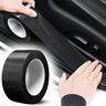 XMSCN Instaplijsten Beschermers Strips, Anti Scratch Instaplijsten Bumper Protector Film, 5D Koolstofvezel Auto Instaplijsten Guard Sticker met Sterke Lijm voor Alle Auto SUV Truck (5CM* 5M)