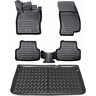 Elmasline SET11107 3D rubbermatten & kofferbakmat set voor Mazda CX-60 accessoires vloermatten kofferbak CX60